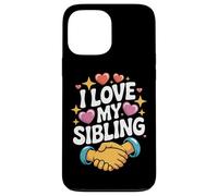 Amo mio fratello Heartfelt Bond Fun Custodia per iPhone 13 Pro Max