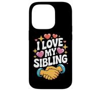 Amo mio fratello Heartfelt Bond Fun Custodia per iPhone 14 Pro