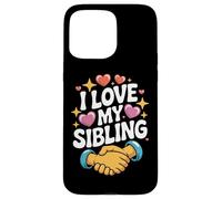 Amo mio fratello Heartfelt Bond Fun Custodia per iPhone 15 Pro Max