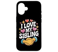 Amo mio fratello Heartfelt Bond Fun Custodia per iPhone 16