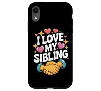 Amo mio fratello Heartfelt Bond Fun Custodia per iPhone XR