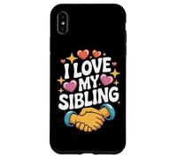 Amo mio fratello Heartfelt Bond Fun Custodia per iPhone XS Max