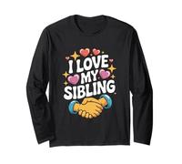 Amo mio fratello Heartfelt Bond Fun Maglia a Manica