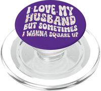 Amo mio marito ma a volte voglio fare una squadra. Divertente PopSockets PopGrip per MagSafe