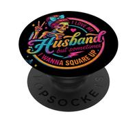 Amo mio marito ma a volte voglio quadrare PopSockets PopGrip Adesivo
