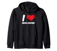Amo Mudlarker per Un Mudlarker Che AMA Mudlark Felpa con Cappuccio
