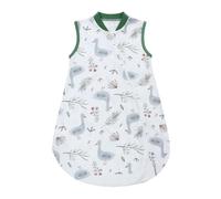 amo nenes Sacco Nanna per Neonati, 100% Cotone Sacco a Pelo Estivo da 0-6 mesi, Coperta Portatile Senza Maniche per Unisex Ragazzi e Ragazze, Lavabile Traspirante Leggero, Taglia 68cm, Verde-Anatra