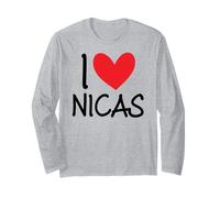 Amo Nicas Nicaragua 505 Guardabarranco Ideay Managua Maglia a Manica