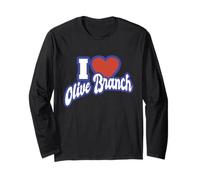 Amo Olive Branch Mississippi Maglia a Manica