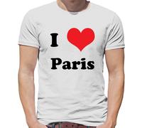 Amo Parigi - Maglietta Da Uomo - Francia Francese Città Paese Vivi 2024