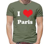 Amo Parigi - Maglietta Da Uomo - Francia Francese Città Paese Vivi 2024