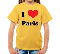 Amo Parigi - Maglietta Per Bambini - Francia Francese Città Paese Vivi 2024