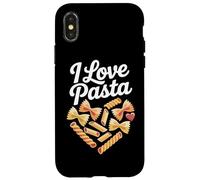 Amo Pasta Entusiast Foodie Delight Custodia per iPhone X/XS