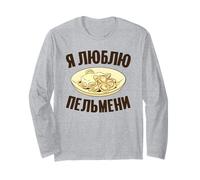 Amo Pelmeni Pasta Cibo Russo dalla Russia Maglia a Manica