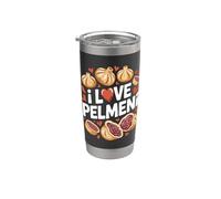 Amo Pelmeni Rumpling Lover Bicchiere termico in acciaio inox doppia parete
