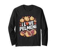 Amo Pelmeni Rumpling Lover Maglia a Manica