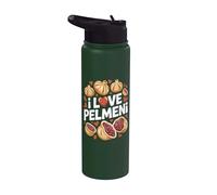 Amo Pelmeni Rumpling Lover Stainless Steel Insulated Water Bottle