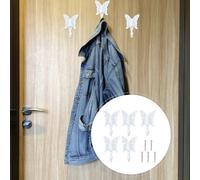 Amo per appendiabiti a forma di farfalla 5pcs Gancio pratico multifunzionale