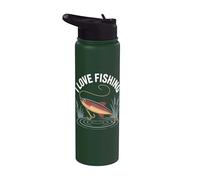 Amo pescare Catch The Big One Stainless Steel Insulated Water Bottle