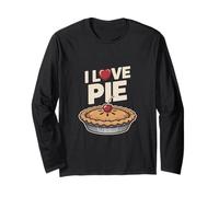 Amo Pie Cherry Baking Enthusiast Delight Maglia a Manica