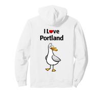 Amo Portland Felpa con Cappuccio