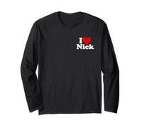 Amo profondamente Nick Nicholas Maglia a Manica