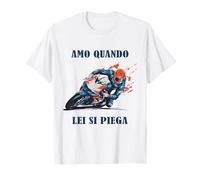 Amo Quando Lei Si Piega Moto Motociclisti Motociclista Maglietta