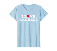 Amo Rachele Matching Girlfriend & Fidanzato Rachele Nome Maglietta, Donna, Celeste, 3XL