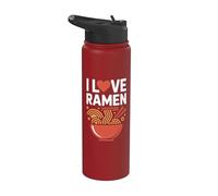 Amo Ramen Bold Noodle Expression Stainless Steel Insulated Water Bottle