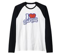Amo Rock Hill Carolina del Sud Maglia con Maniche Raglan