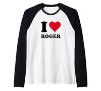 Amo Roger Maglia con Maniche Raglan