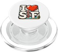 Amo San Francisco Golden Gate Bridge CA Love The Bay PopSockets PopGrip per MagSafe