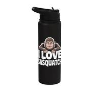Amo Sasquatch Bigfoot Fun Design Stainless Steel Insulated Water Bottle
