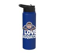 Amo Sasquatch Bigfoot Fun Design Stainless Steel Insulated Water Bottle