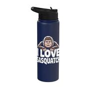 Amo Sasquatch Bigfoot Fun Design Stainless Steel Insulated Water Bottle