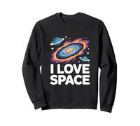 Amo Space Cosmic Galaxy Adventure Felpa