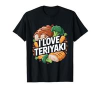 Amo Teriyaki Amante della Cucina Giapponese Maglietta
