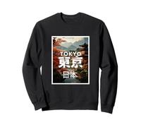 Amo Tokyo, Tokyo Japan Loves me, Tokyo Fashion Graphic Felpa