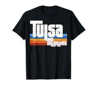 Amo Tulsa Oklahoma Ok Retro Western Desert Southwest Maglietta