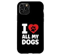 Amo tutti i miei cani Carino il proprietario del cane Custodia per iPhone 11 Pro