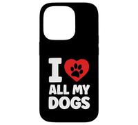 Amo tutti i miei cani Carino il proprietario del cane Custodia per iPhone 14 Pro