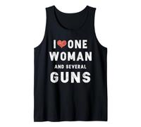 Amo Una Donna e Diverse Pistole Uomini Divertenti Canotta