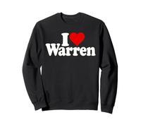 Amo Warren I Heart Warren Felpa
