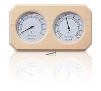 amocane Fahrenheit, termometro per sauna 2 in 1, termometro igrometro interno per sauna, accessori per sauna per qualsiasi barile o sauna a infrarossi o vapore