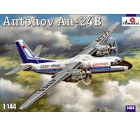 Amodel 1464 - 1:144 Antonov An-24B Aereo Passeggeri - Nuovo