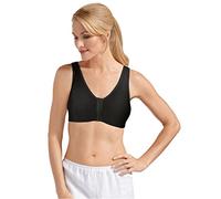 AMOENA Soutien-gorge de loisirs Frances à fermeture frontale pour femme - Noir - M