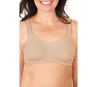 Amoena Tiana - Reggiseno per mastectomia da donna, senza ferretto, con tasche, comodo e con spalline larghe regolabili, Rosa Nudo, 6A