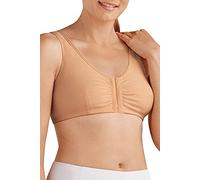 Amoena Womens Frances Front-Closure Leisure Bra, Nude, S DD DDD E F US