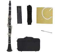 AMOERI Clarinetto in Si Bemolle, Materiale ABS Clarinetto in SIB in Ebanite, Clarinetto 17 Chiavi Nichelate, Clarinetto Professionale, for Studenti Principianti