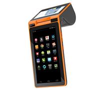 AMOERI Terminale POS con Stampante Termica da 58 Mm, Doppio Touch Screen da 7 E 4,3 Pollici, Sistema Operativo Android 5.1, Terminale di Pagamento Intelligente, Comunicazione BT WiFi NFC 3G